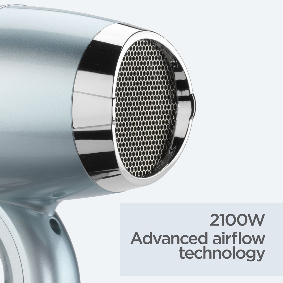 2100 W. Advanced airflow technology